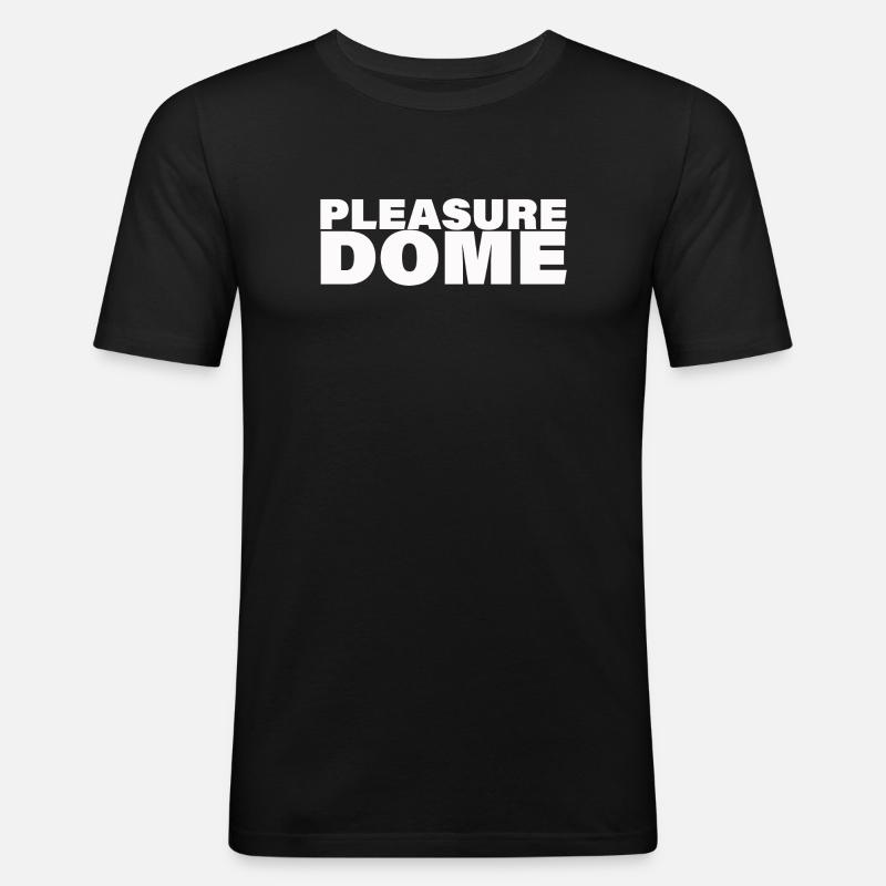 PLEASURE DOME - Männer Slim Fit T-Shirt - Schwarz
