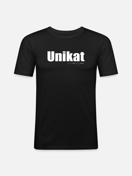 Unique piece - Men's Slim Fit T-Shirt - black