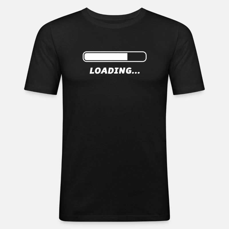 Loading - Men's Slim Fit T-Shirt - black