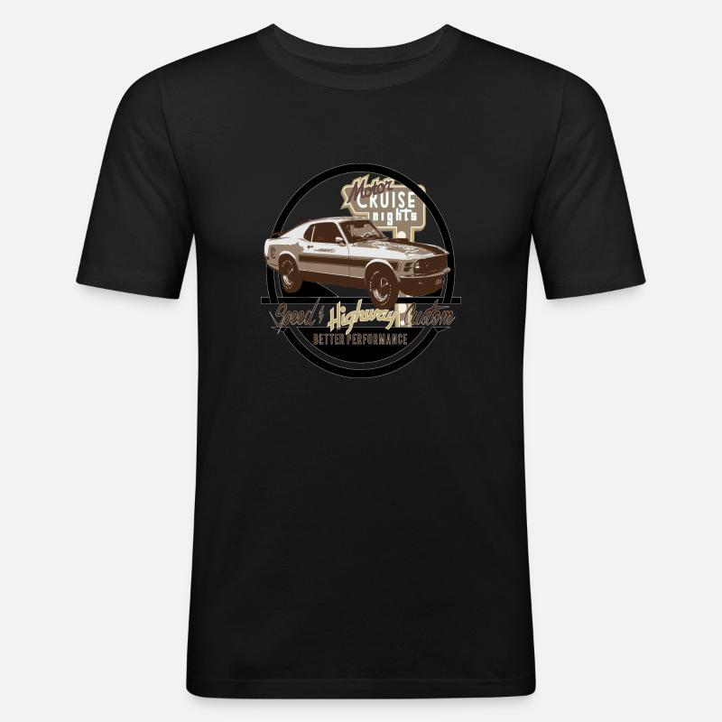 Car - Speed Custom - Männer Slim Fit T-Shirt - Schwarz