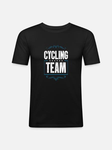 Cycling Crew - Men's Slim Fit T-Shirt - black
