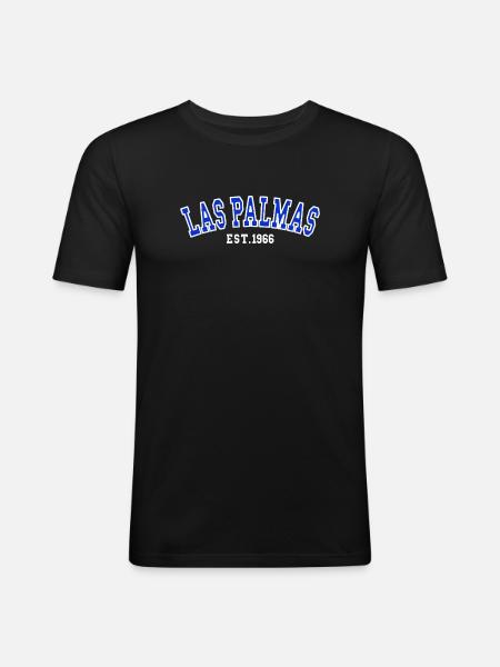 Las Palmas Est. 1966 - Men's Slim Fit T-Shirt - black
