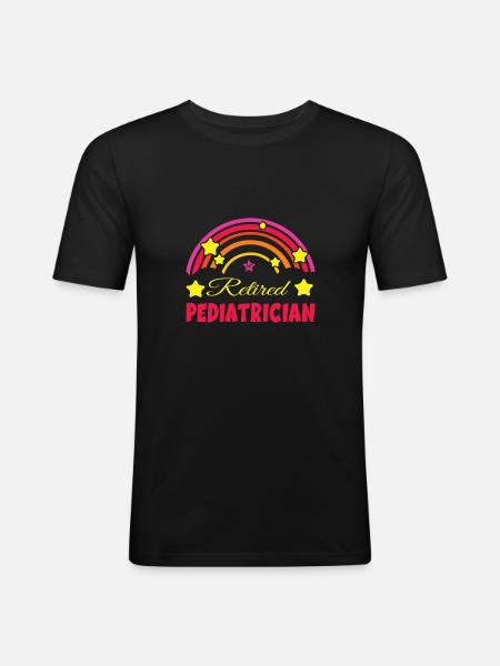 Children's nurse - Men's Slim Fit T-Shirt - black