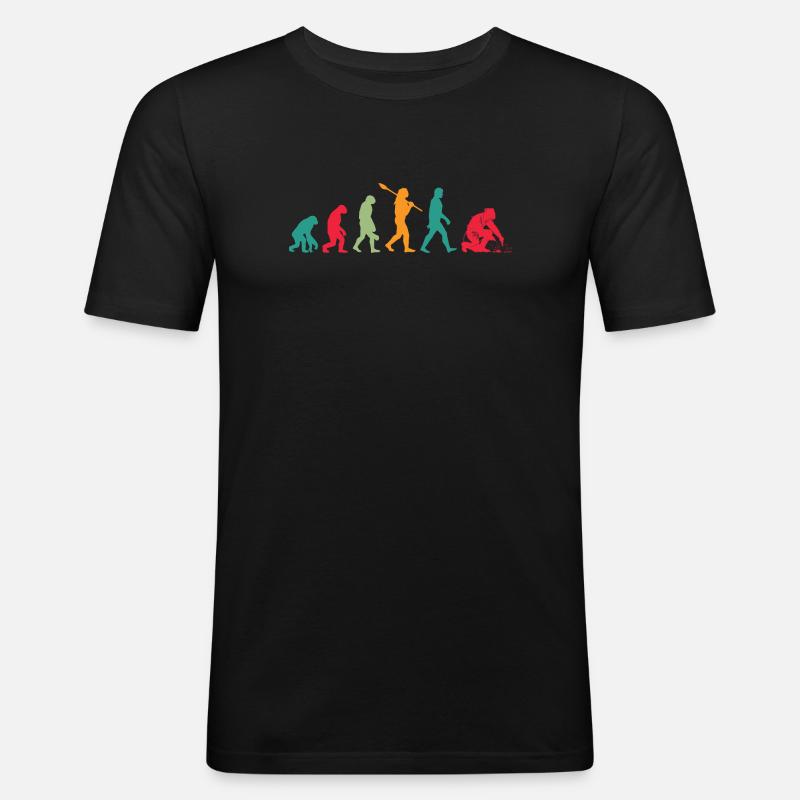 Évolution des soudeurs - T-shirt près du corps Homme - noir