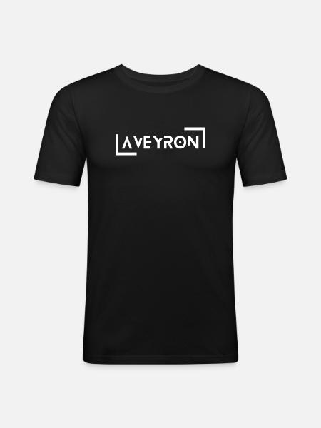 Aveyron T-Shirt Humour Gift - Men's Slim Fit T-Shirt - black