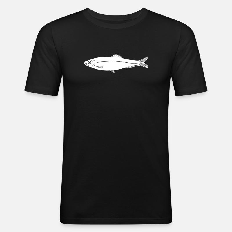 Sprotte - Männer Slim Fit T-Shirt - Schwarz