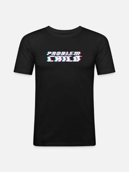 Problem child - Men's Slim Fit T-Shirt - black