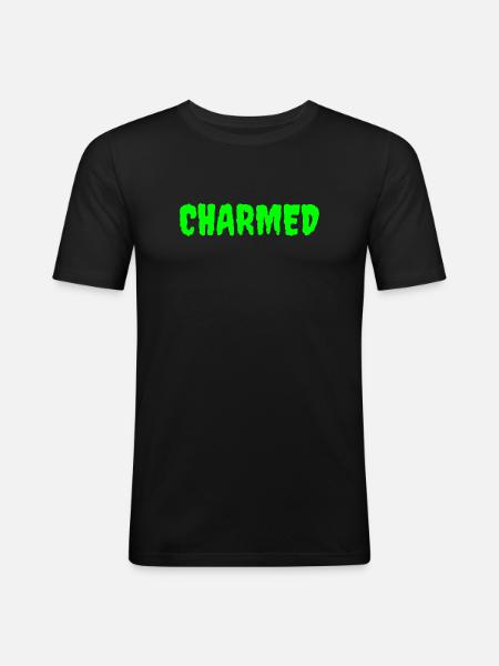 Enchanted Forest Mythical Creature Design - Men's Slim Fit T-Shirt - black