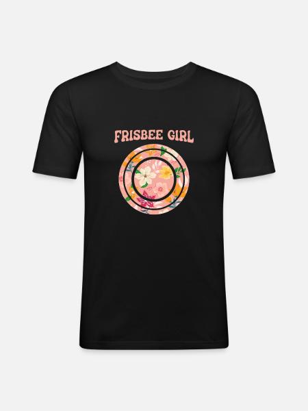 Frisbee - Men's Slim Fit T-Shirt - black