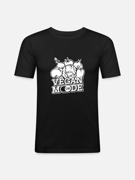 Vegan Veganer - Men's Slim Fit T-Shirt - black