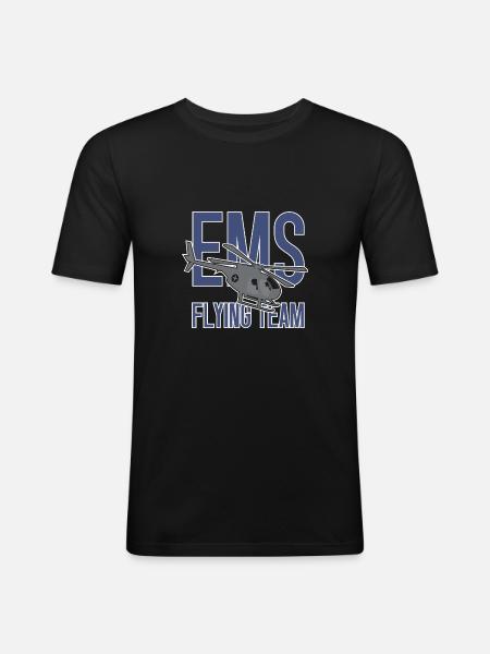 Helicopter Helicopter Pilot Helicopter - Men's Slim Fit T-Shirt - black