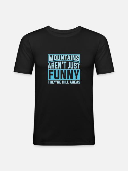 Father jokes Dad Jokes - Men's Slim Fit T-Shirt - black