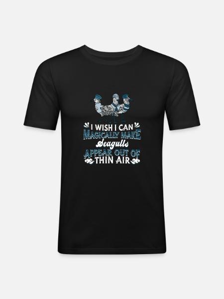 Seagull Seagull - Men's Slim Fit T-Shirt - black