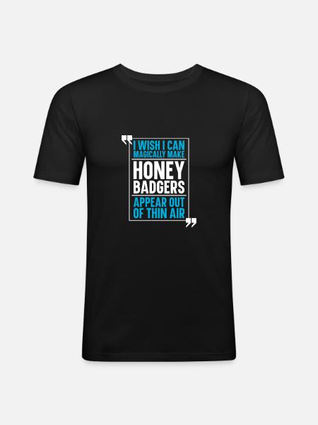 Ratel - T-shirt près du corps Homme - noir