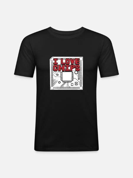 Programmer Coder Software Developer - Men's Slim Fit T-Shirt - black
