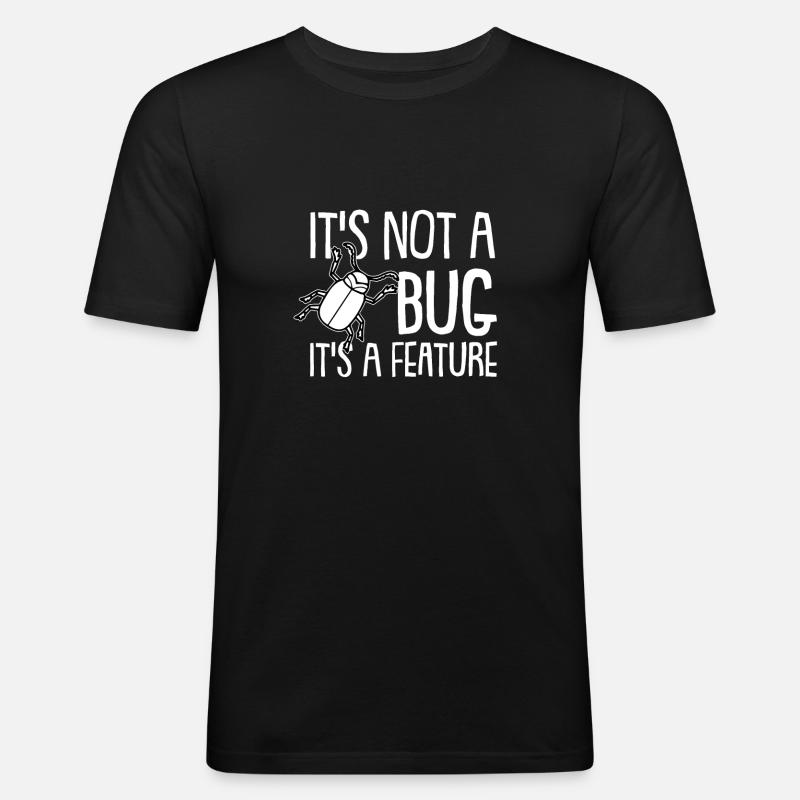 Programmer Coder Software Developer - Men's Slim Fit T-Shirt - black