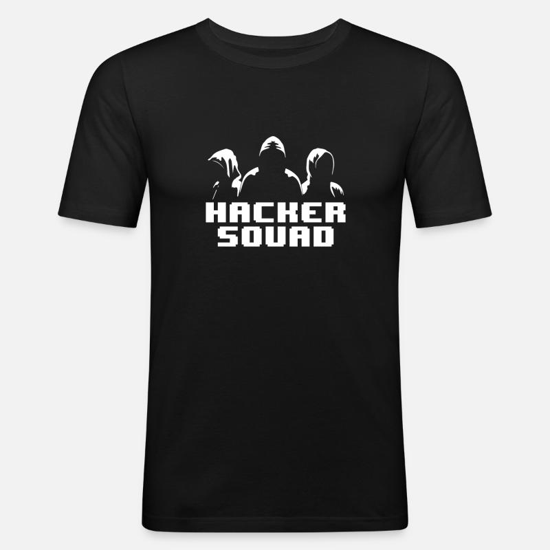 Programmierer Coder Software Entwickler - Männer Slim Fit T-Shirt - Schwarz