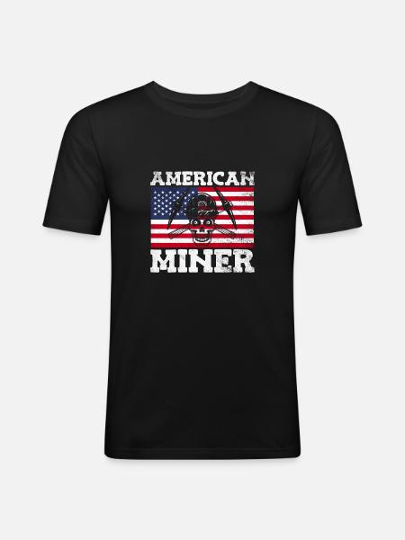 Gold Mining Gold Mine - Men's Slim Fit T-Shirt - black