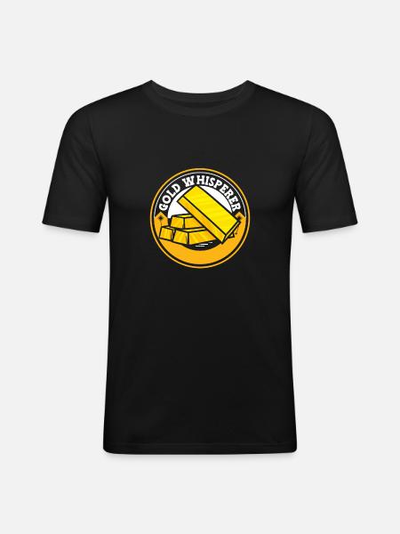 Gold Mining Gold Mine - Men's Slim Fit T-Shirt - black
