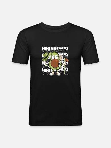 Hiking Trekking Hikers - Men's Slim Fit T-Shirt - black