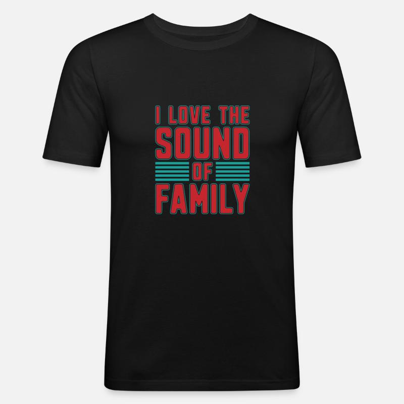 Tontechniker Sound Audio Engineer - Männer Slim Fit T-Shirt - Schwarz