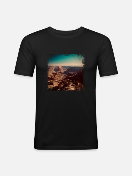 Grand Canyon - Men's Slim Fit T-Shirt - black