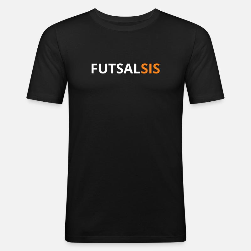 FUTSALSIS Original - Männer Slim Fit T-Shirt - Schwarz