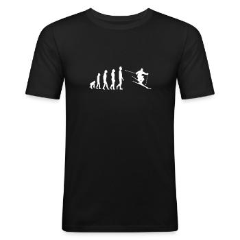 Ski Evolution Ski - T-shirt près du corps Homme - noir - Devant - Nik (191cm)
