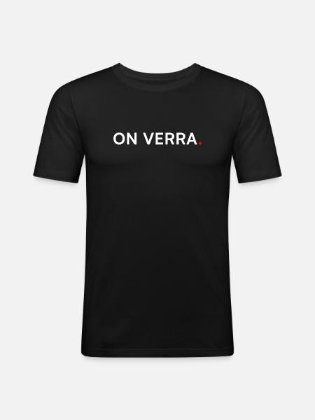 WE'LL SEE. Minimal Humor Procrastination - Men's Slim Fit T-Shirt - black
