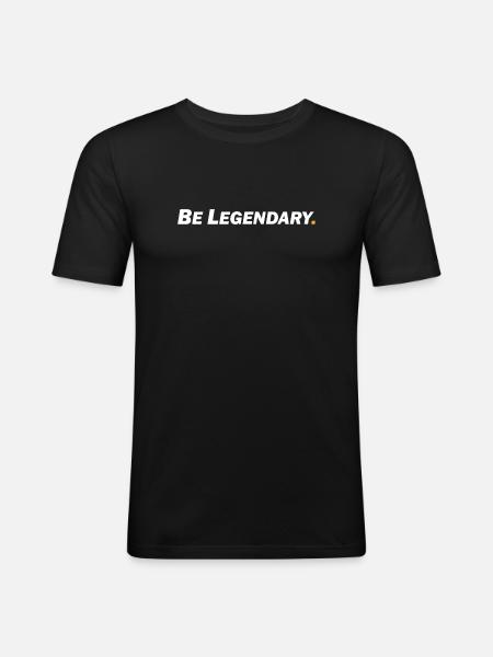Be Legendary - Be Legendary - Men's Slim Fit T-Shirt - black