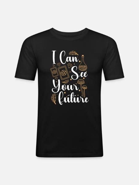 Psychic Astrologer - Men's Slim Fit T-Shirt - black