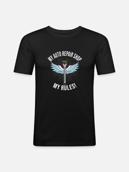 Car mechanic - Men's Slim Fit T-Shirt - black