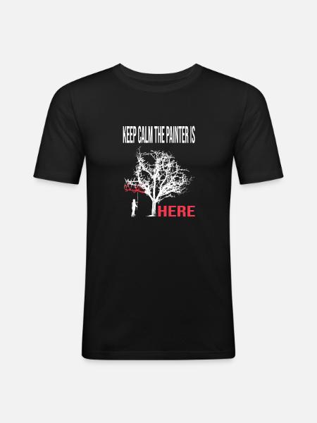 Painter - Men's Slim Fit T-Shirt - black