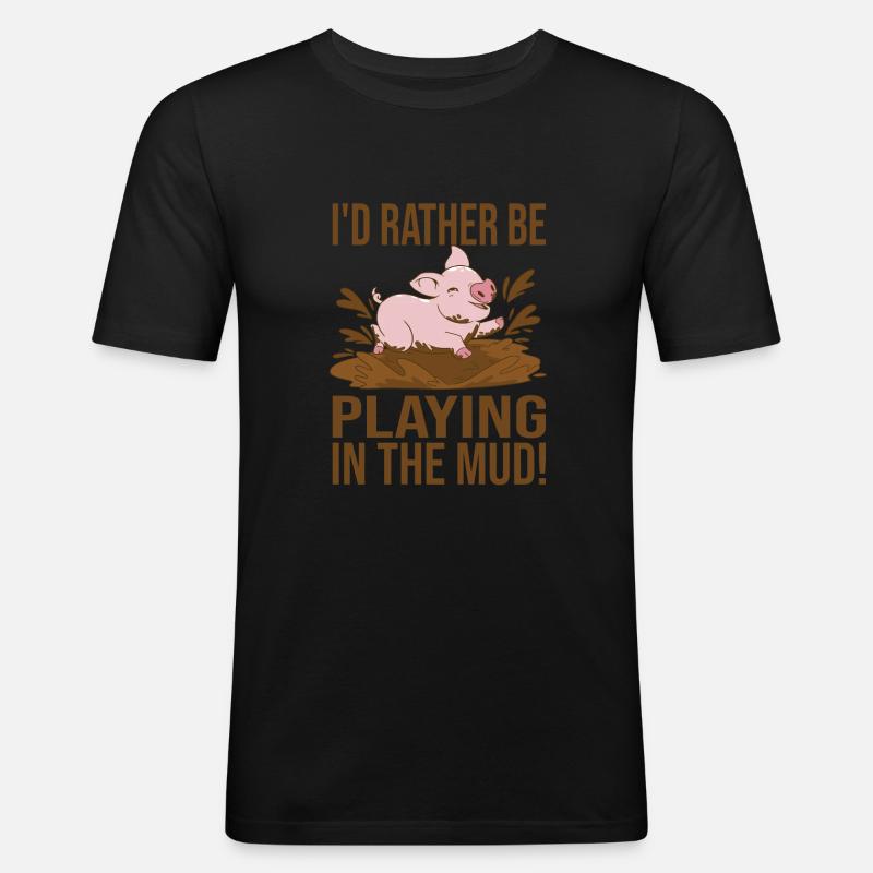 Töpfern - Männer Slim Fit T-Shirt - Schwarz