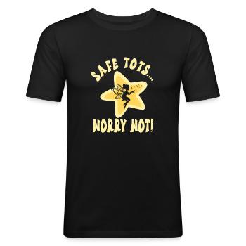 Babysitter - Men's Slim Fit T-Shirt - black - Front - Nik (191cm)