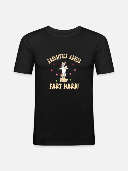 Babysitter - Men's Slim Fit T-Shirt - black