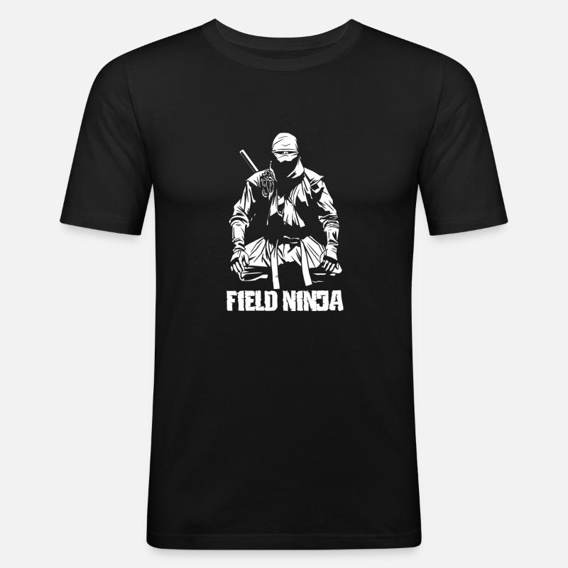 Bocce - Männer Slim Fit T-Shirt - Schwarz