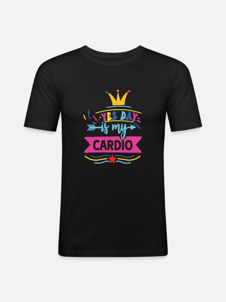 Yes Day - Men's Slim Fit T-Shirt - black