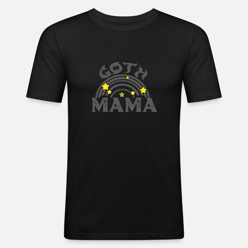 Goth Emo - Männer Slim Fit T-Shirt - Schwarz