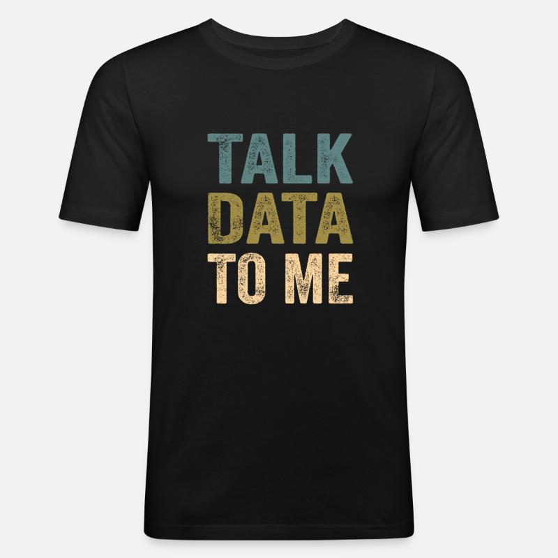 Data Analyst Data Protection Officer - Men's Slim Fit T-Shirt - black