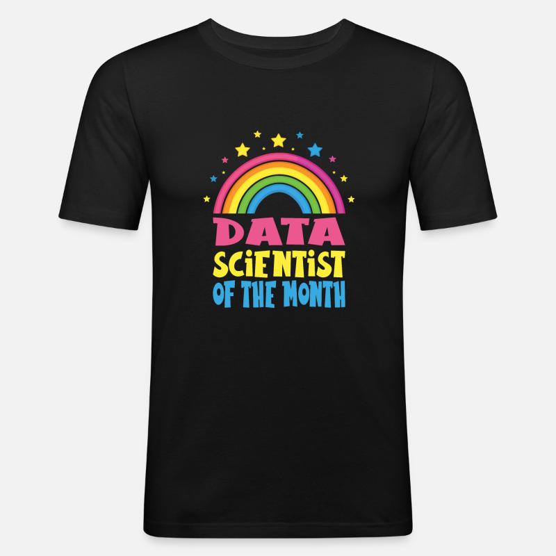 Data Analyst Data Protection Officer - Men's Slim Fit T-Shirt - black