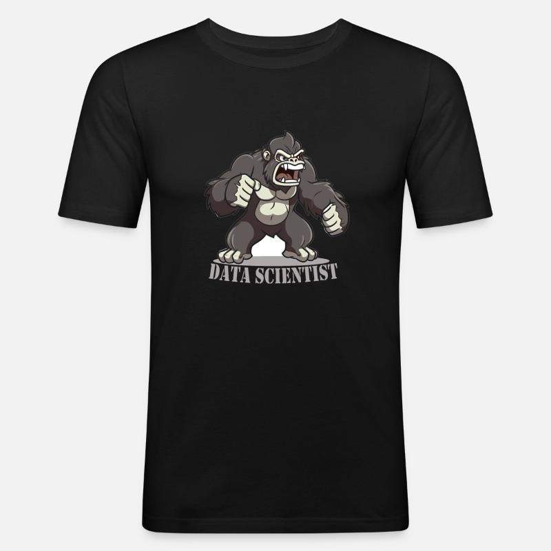 Data Analyst Data Protection Officer - Men's Slim Fit T-Shirt - black