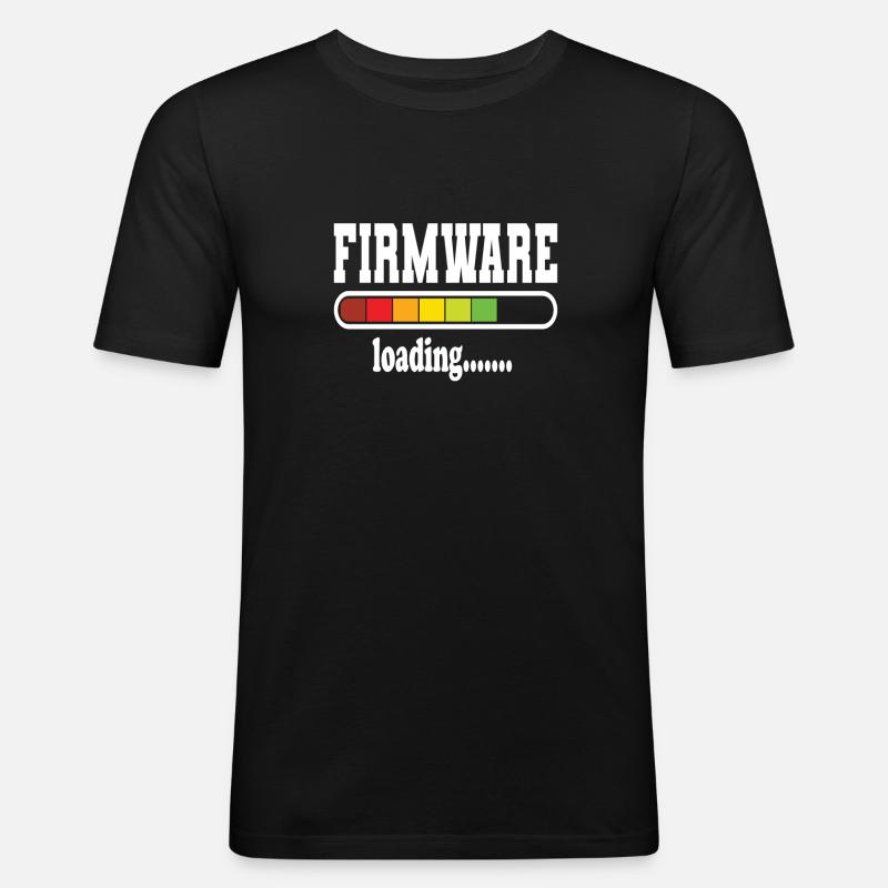 Network Engineer - Männer Slim Fit T-Shirt - Schwarz