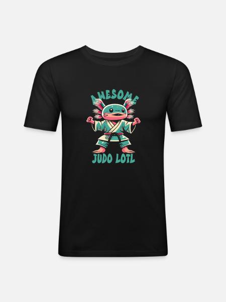 Judo - Men's Slim Fit T-Shirt - black