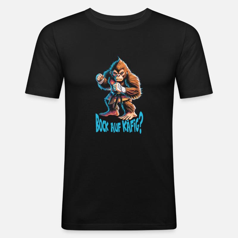 Bare Knuckle - Männer Slim Fit T-Shirt - Schwarz