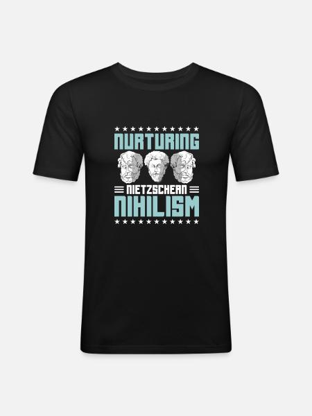 Philosophy - Men's Slim Fit T-Shirt - black