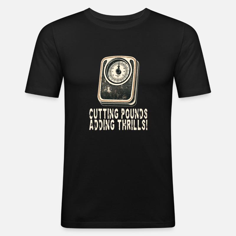 decrease - Men's Slim Fit T-Shirt - black