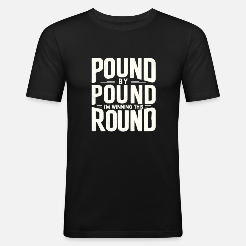 Decrease - Men's Slim Fit T-Shirt - black