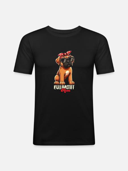 Bullmastiff - Men's Slim Fit T-Shirt - black