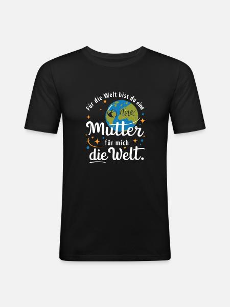Mother’s Day - Men's Slim Fit T-Shirt - black